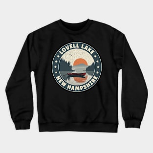 Lovell Lake New Hampshire Sunset Crewneck Sweatshirt